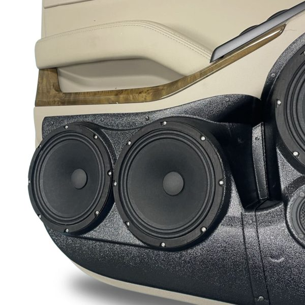Dual 8″ Speaker Pods for the Rear Door of a 15-20 GM Full Size SUV