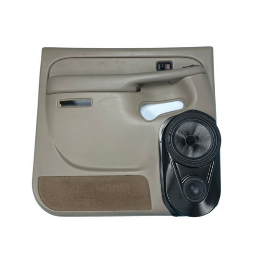 Single 8″ and Single 3.5″ Speaker Pods for the Rear Door of a 00-06 GM Full Size Truck/SUV Full Size Rear Door