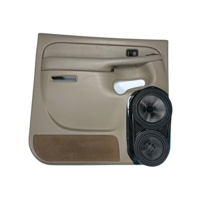 Single 8″ and Single 6.5″ Speaker Pods for the Rear Door of a 00-06 GM Full Size Truck/SUV Full Size Rear Door
