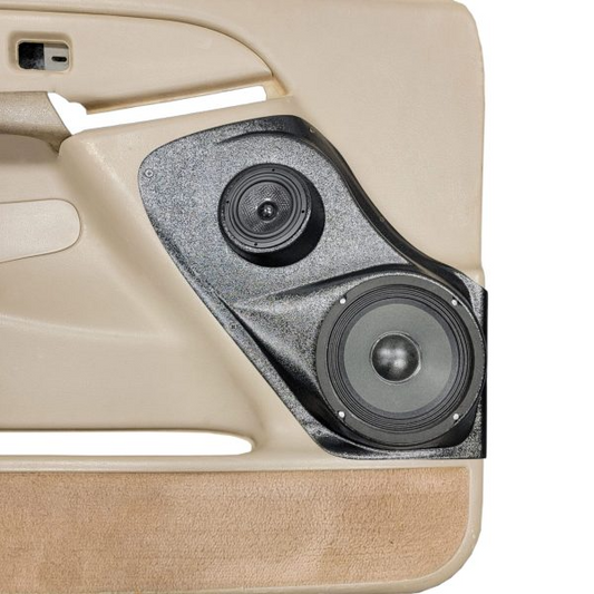 Single 6.5″ and Single 3.5″ Speaker Pods for the Front Door of a 00-06 GM Full Size Truck/SUV