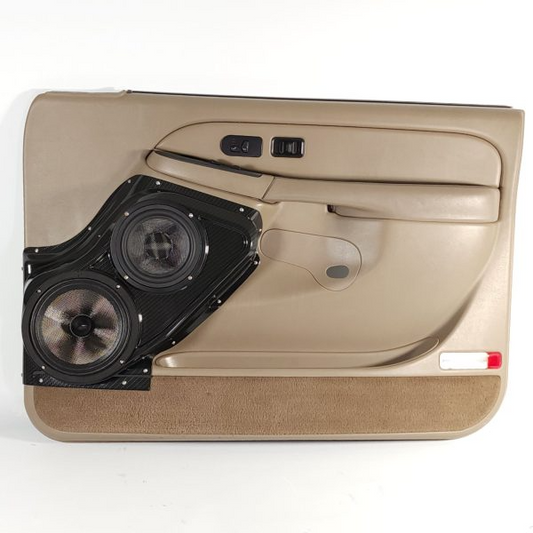 Single 8″ and Single 6.5″ Speaker Pods for the Front Door of a 00-06 GM Full Size Truck/SUV
