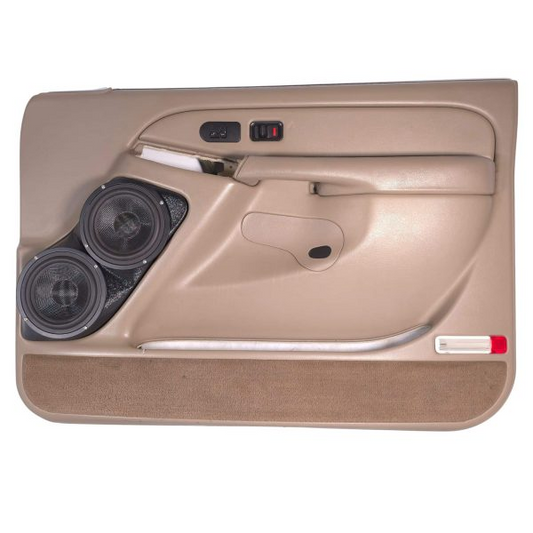 Flangeless Dual 6.5″ Speaker Pods for the Front Door of a 00-06 GM Full Size Truck/SUV