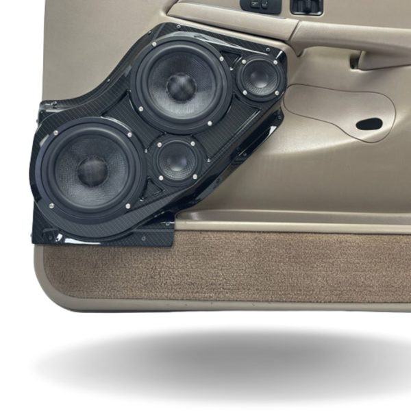 Dual 6.5″ and Dual 3.5″ Speaker Pods for the Front Door of a 00-06 GM Full Size Truck/SUV