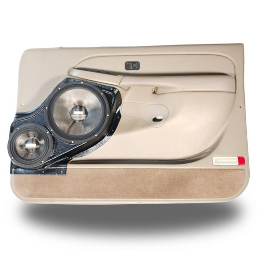 Single 10″ and Single 6.5″ Speaker Pods for the Front Door of a 00-06 GM Full Size Truck/SUV