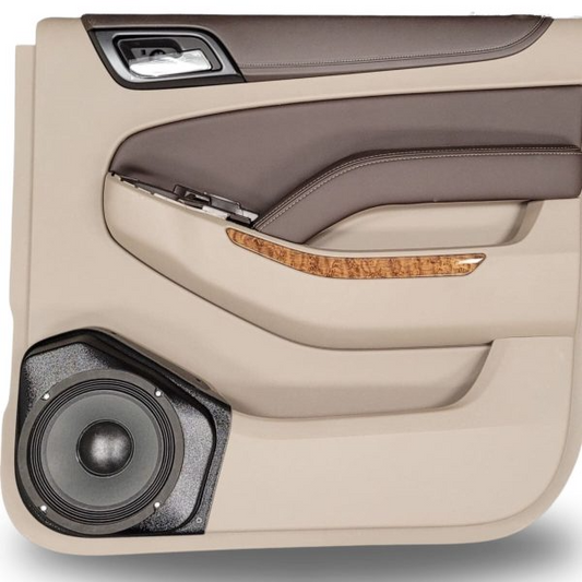 Single 8″ Speaker Pods for the Rear Door of a 15-20 GM Full Size SUV