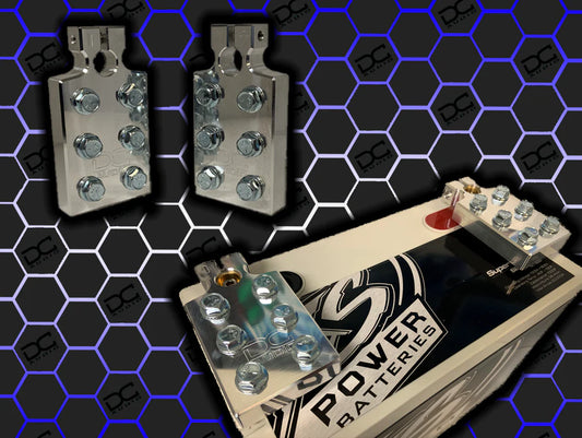 DC Audio SAE Clamp 6 Spot Battery Terminals