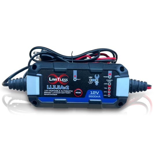 Limitless Lithium Stock Voltage 3.5A Battery Maintainer v2 (Sodium / Lifepo4)