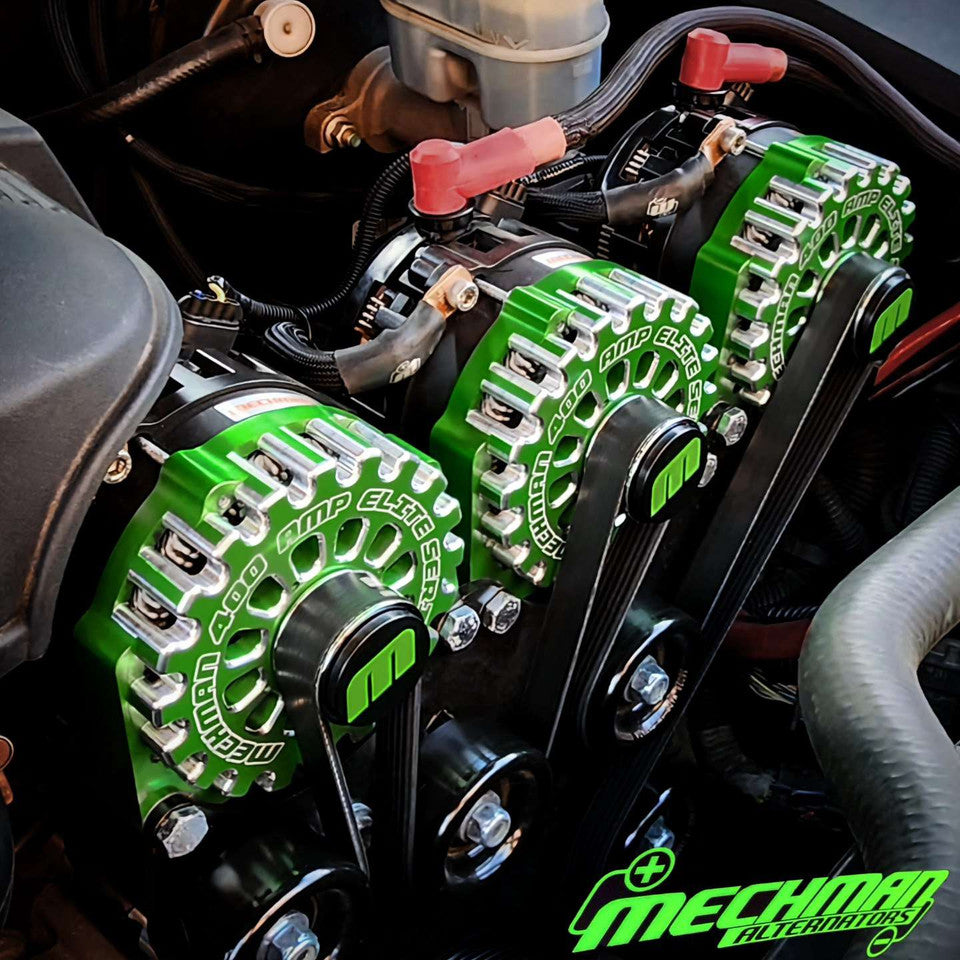 Mechman Triple Bracket late 99-13 GM Trucks w/4.8L, 5.3L, 6.0L & 6.2