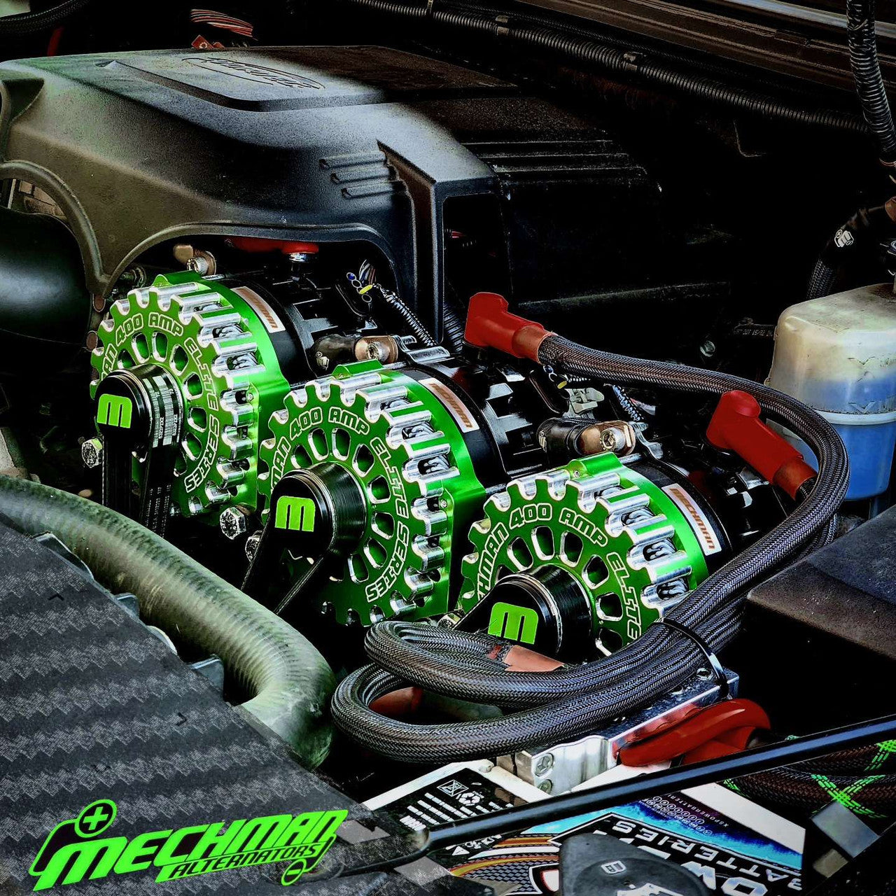 Mechman Triple Bracket late 99-13 GM Trucks w/4.8L, 5.3L, 6.0L & 6.2