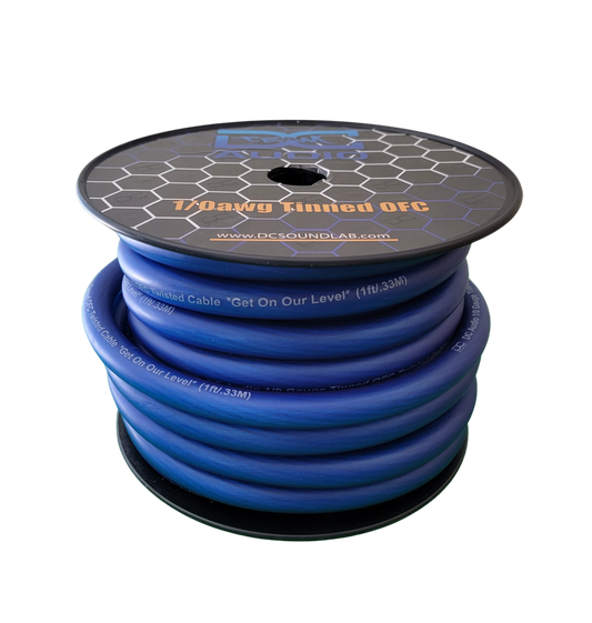 DC Audio "TEAM" OFC Tinned 1/0 Cable