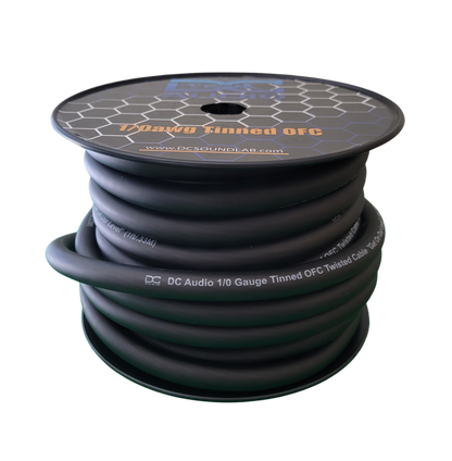 DC Audio "TEAM" OFC Tinned 1/0 Cable