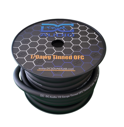 DC Audio "TEAM" OFC Tinned 1/0 Cable