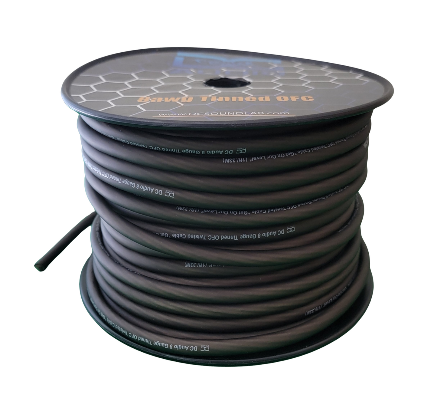 DC Audio "TEAM" OFC Tinned 8awg Cable