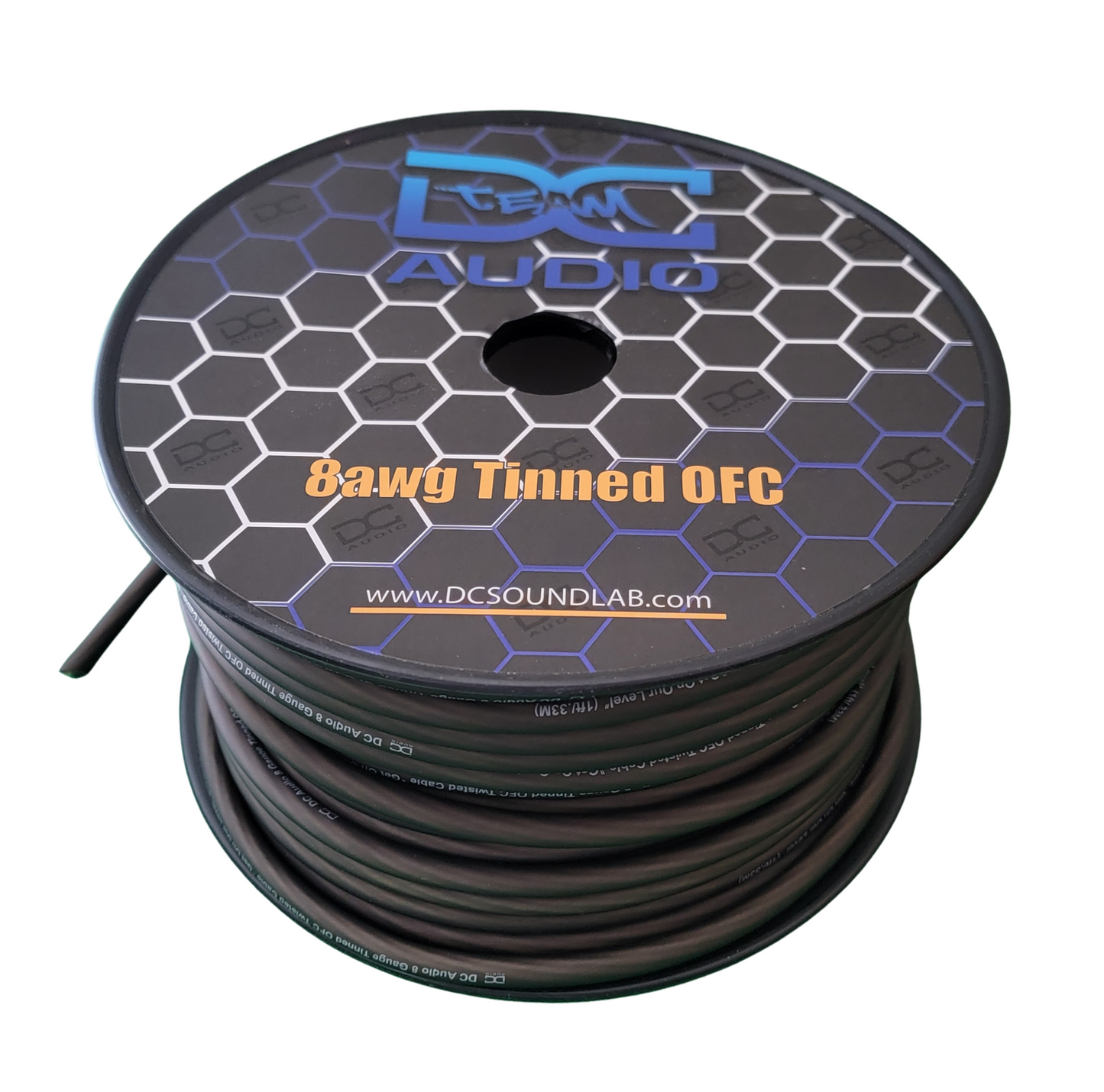 DC Audio "TEAM" OFC Tinned 8awg Cable