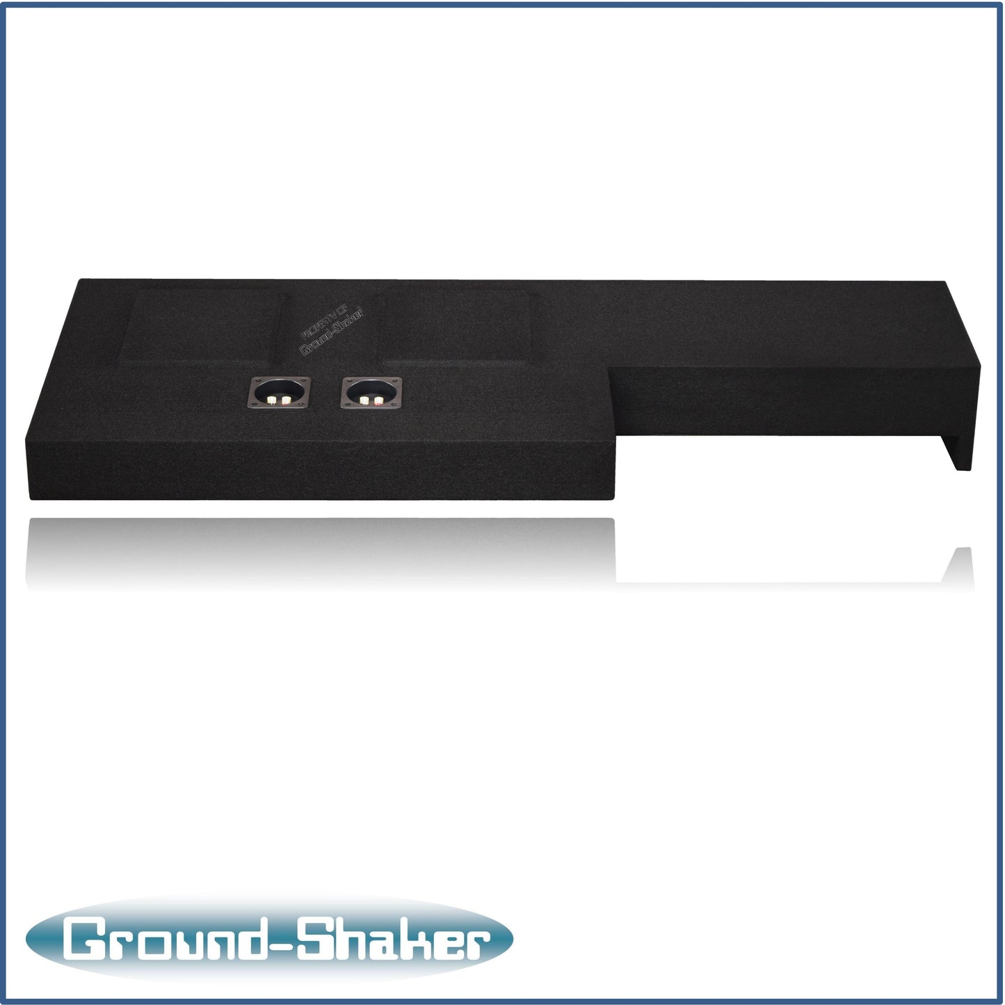 BLACK 12" DUAL SEALED SUB BOX, FITS 15-24 FORD F-150 EXT-CAB