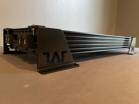 Flipped ( Inverted ) Amp Racks to show off the internals