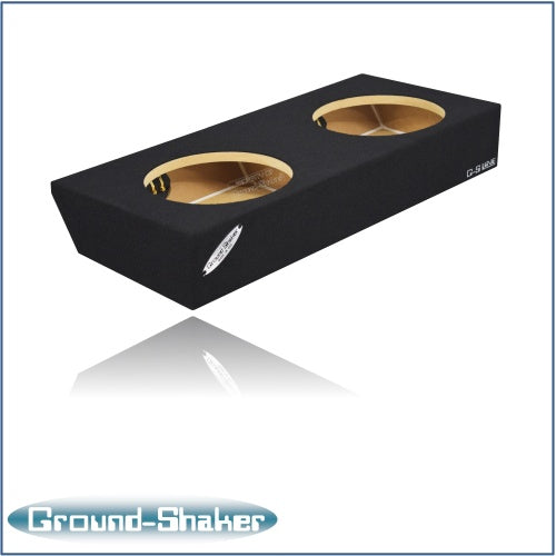 BLACK 10" DUAL SEALED SUB BOX, FITS 04-14 CHEVY COLORADO CREW-CAB