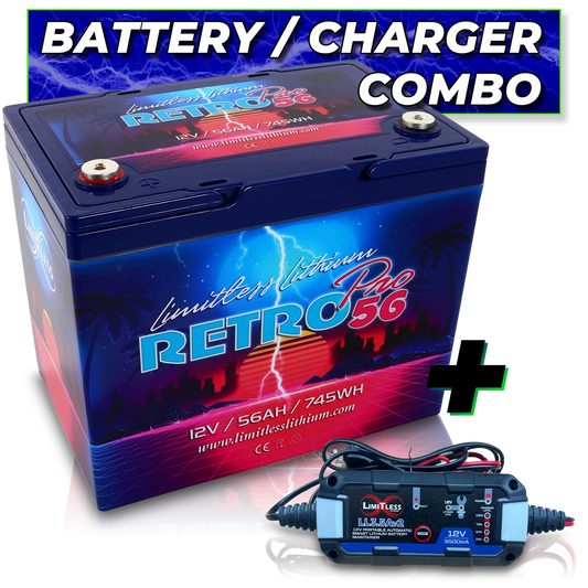 Retro Pro 56 Limitless Lithium with 3.5A Battery Maintainer