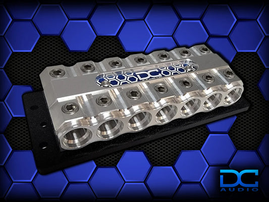 DC Audio "LUCKY 7 " Machined Distro Block