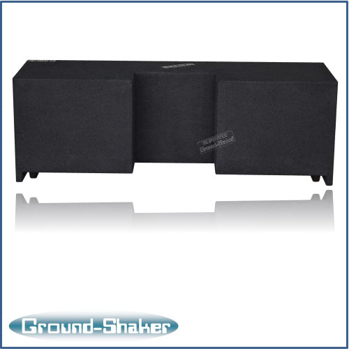 BLACK 12" DUAL SEALED SUB BOX, FITS 04-14 CHEVY COLORADO EXT-CAB