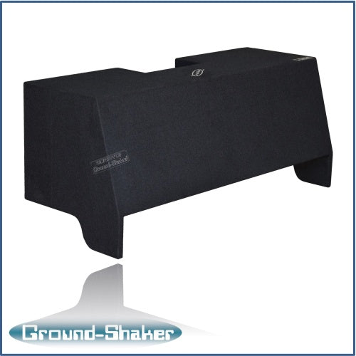 BLACK 12" DUAL SEALED SUB BOX, FITS 04-14 CHEVY COLORADO EXT-CAB