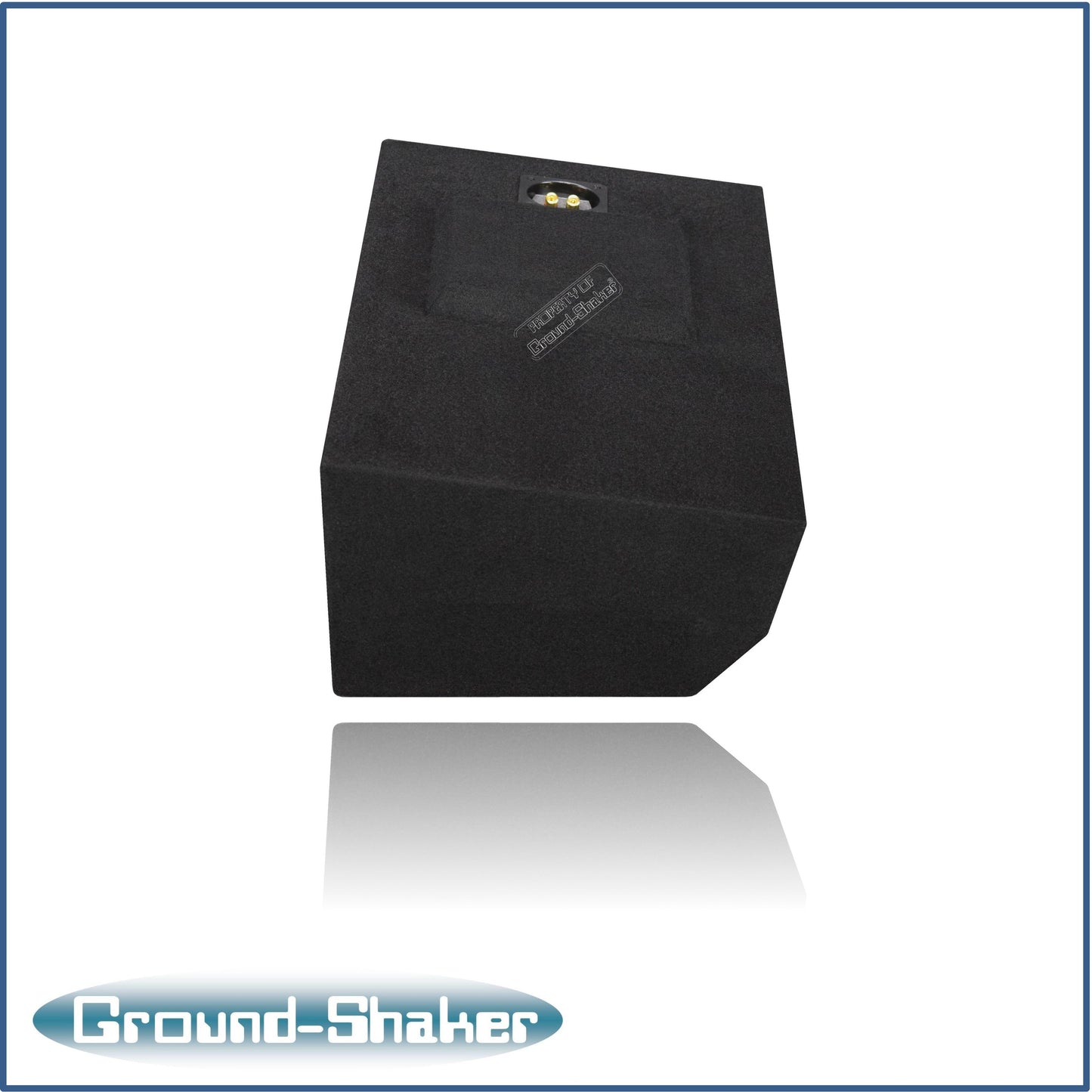BLACK 10" SINGLE SEALED SOLOBARIC SUB BOX, FITS 09-24 FORD F-150 CREW-CAB