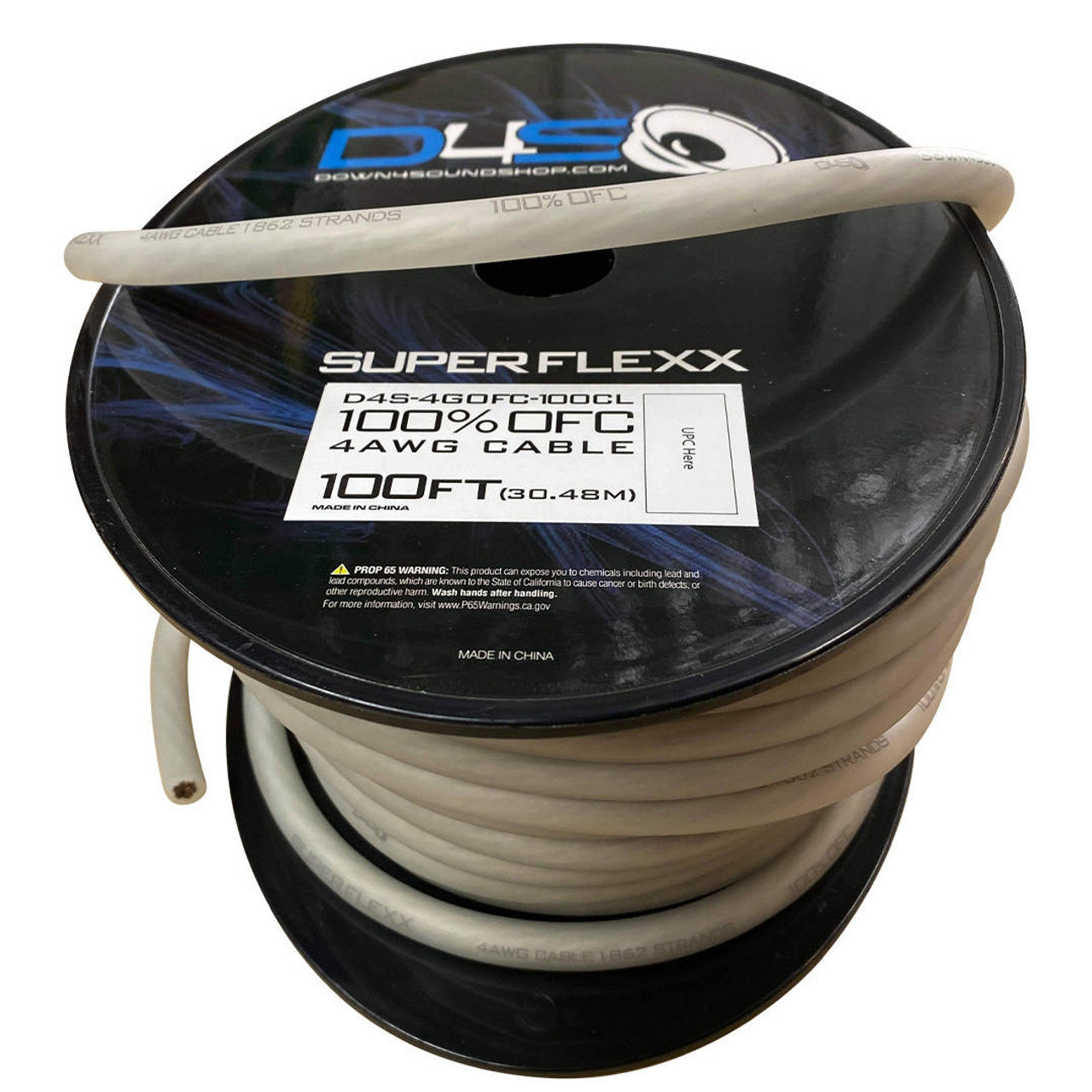 Down4Sound 100ft 4awg OFC Tinned Wire