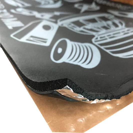 Down4Sound 320 mil Sound Deadener - RillaMat - 18 sqft