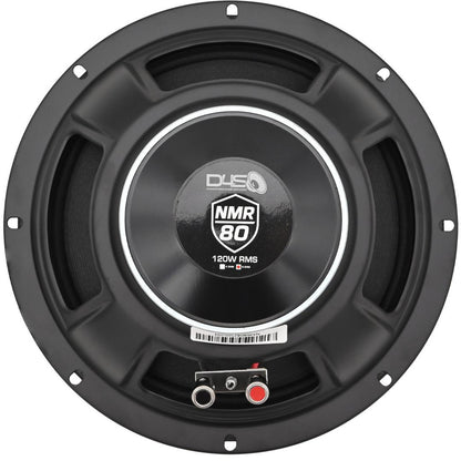 DOWN4SOUND D4S-NMR80 Neo Mid Range Speaker - 8 Inch, 120W RMS
