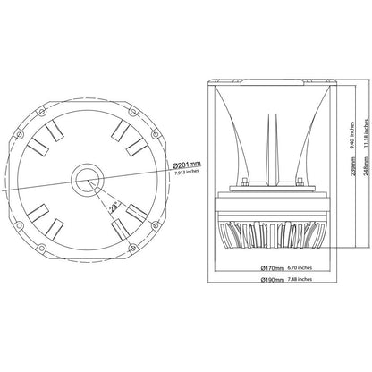 Down4sound D4S- SUPER HORN 75