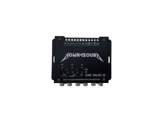 DOWN4SOUND HI LOW 5i - INTELLIGENT CAR AUDIO 5CH LINE OUT WITH CLIP DETECTION