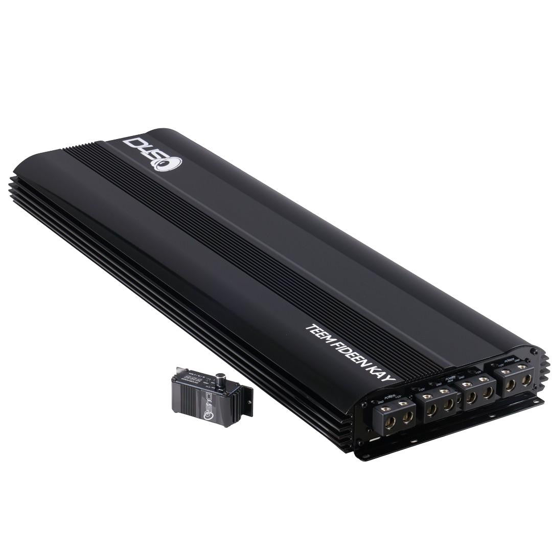 15000x1 D4S TEEMFIDEEN KAY 1CH AMPLIFIER-BLACK GLOSS