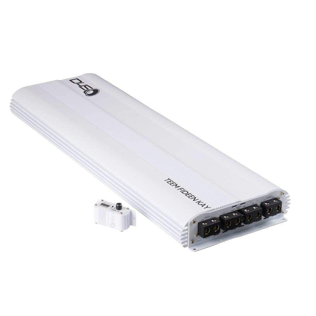15000x1 D4S TEEMFIDEEN KAY 1CH AMPLIFIER-WHITE GLOSS