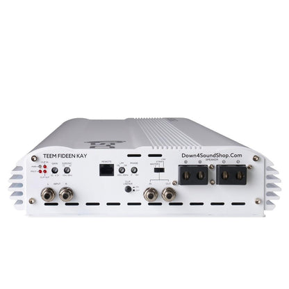 15000x1 D4S TEEMFIDEEN KAY 1CH AMPLIFIER-WHITE GLOSS
