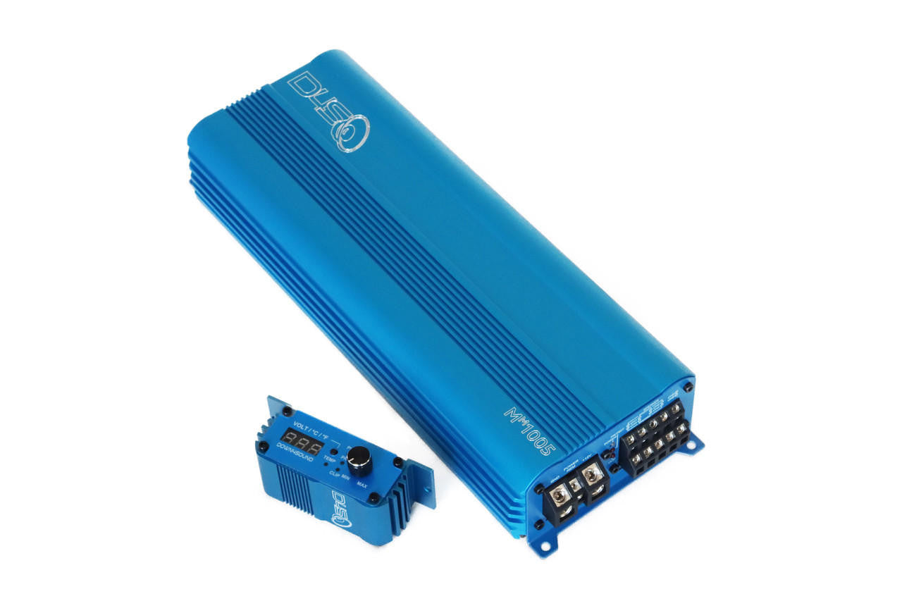 120x4 + 500x1   (MINI MAXX) MM1005 5 channel Amplifier Blue