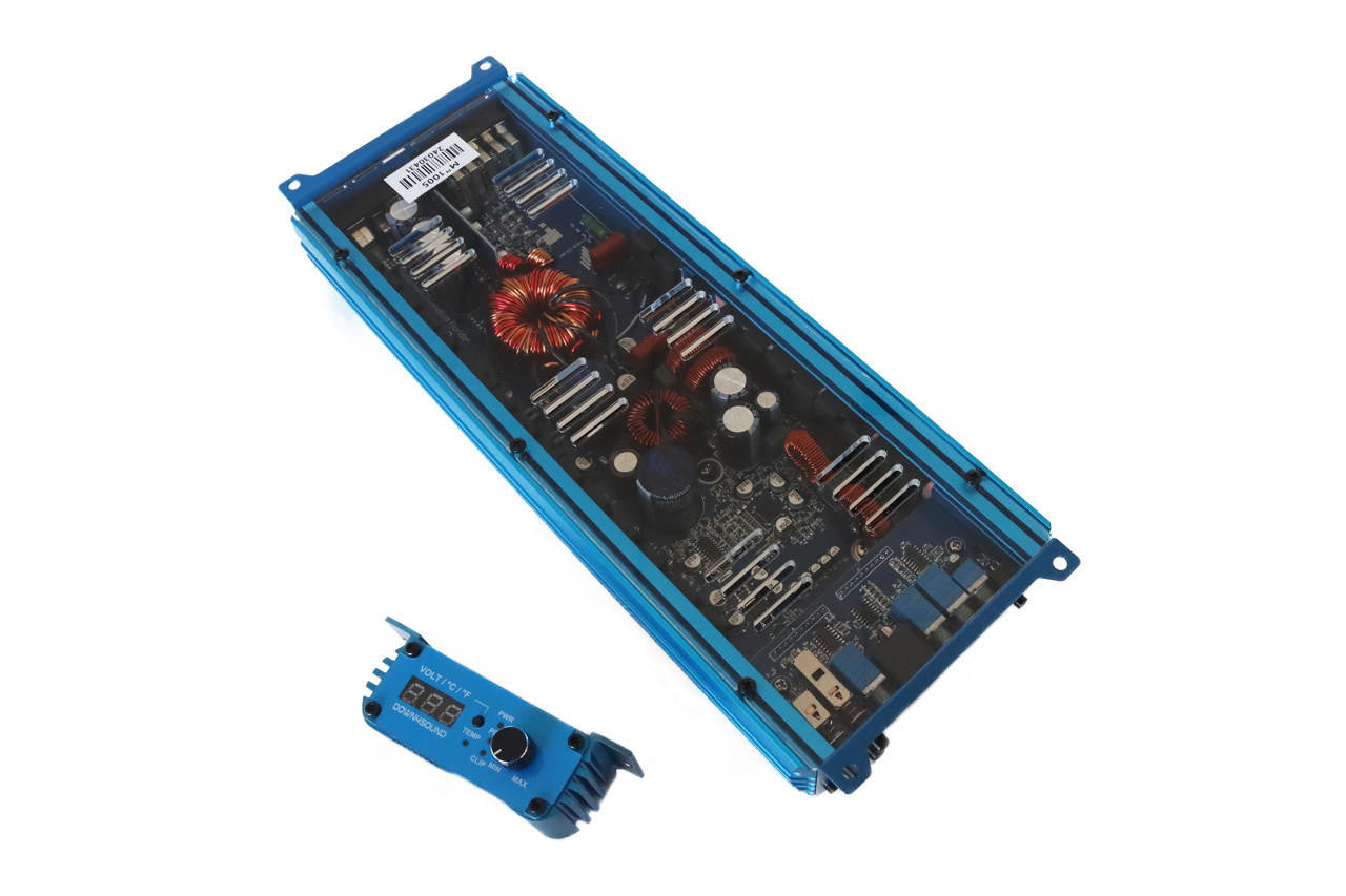 120x4 + 500x1   (MINI MAXX) MM1005 5 channel Amplifier Blue