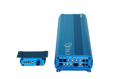 120x4 + 500x1   (MINI MAXX) MM1005 5 channel Amplifier Blue