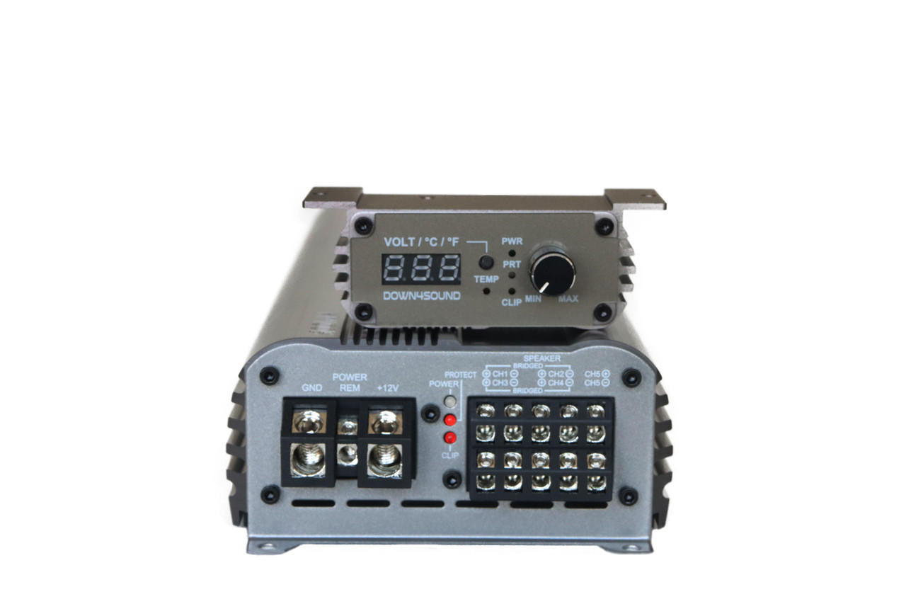 120x4 + 500x1   (MINI MAXX) MM1005 5 channel Amplifier Gray