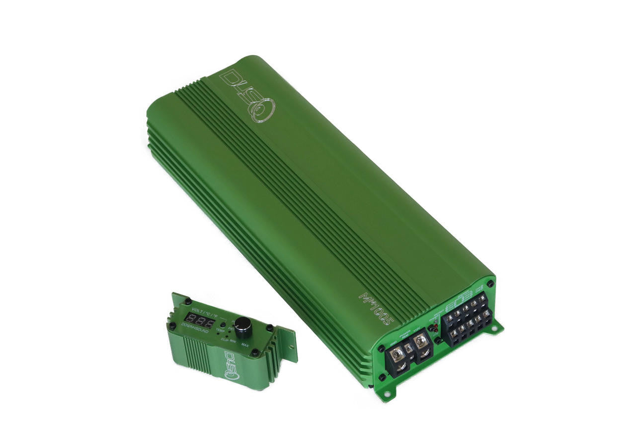 120x4 + 500x1   (MINI MAXX) MM1005 5 channel Amplifier Green