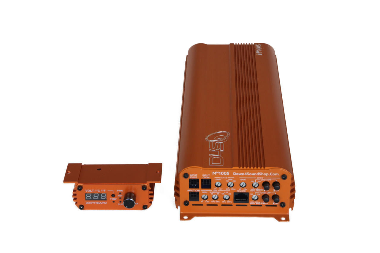 120x4 + 500x1   (MINI MAXX) MM1005 5 channel Amplifier Orange