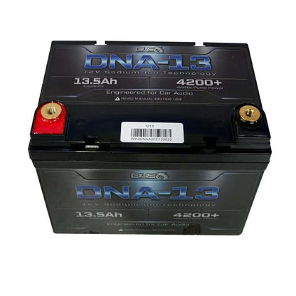 DOWN4SOUND | DNA-13 - 13AH SODIUM-ION HIGH PERFORMANCE CAR AUDIO BATTERY ( 3500 - 5500W )
