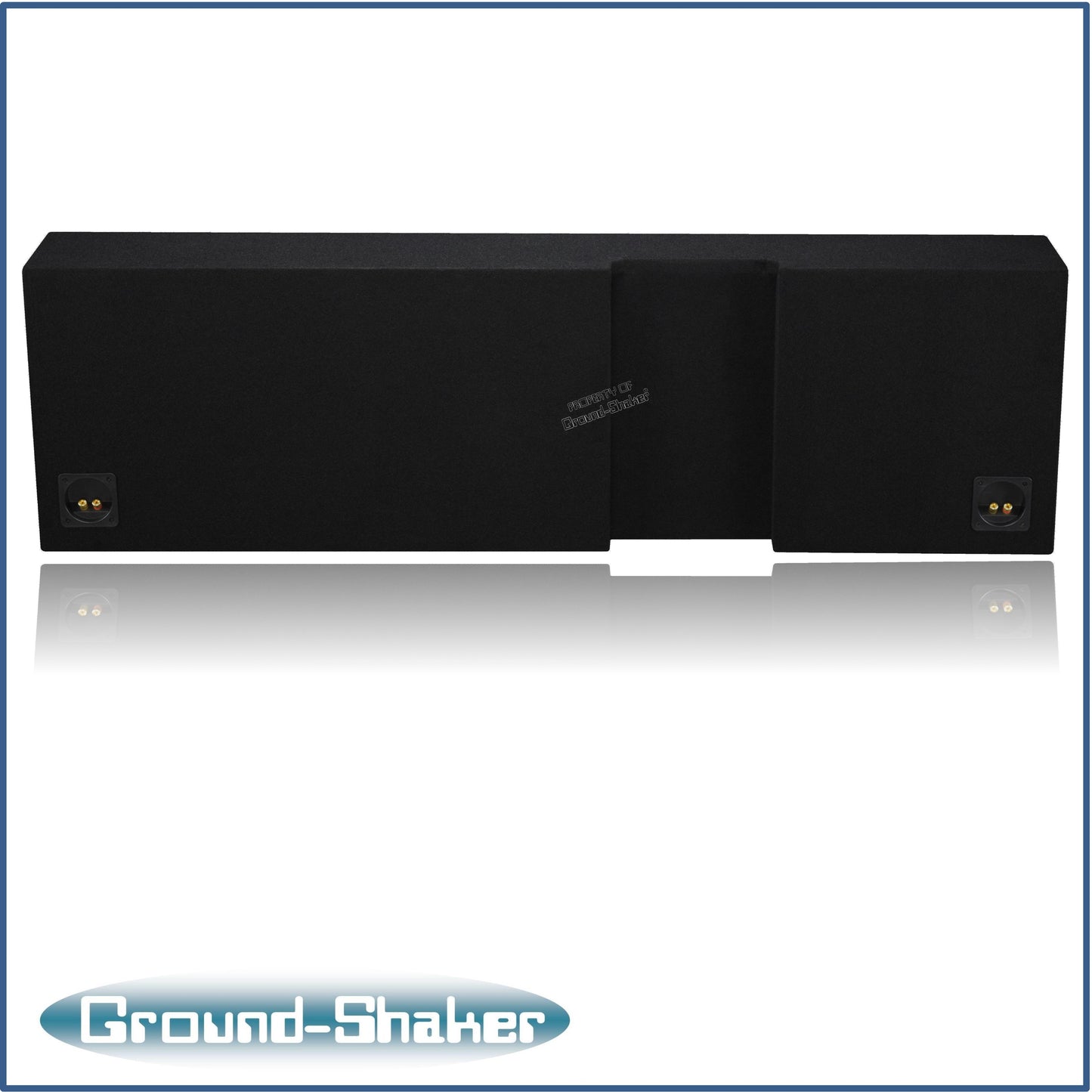 BLACK 8" DUAL PORTED SOLO-BARIC SUB BOX, FITS 06-23 DODGE RAM REGULAR AND MEGA CAB