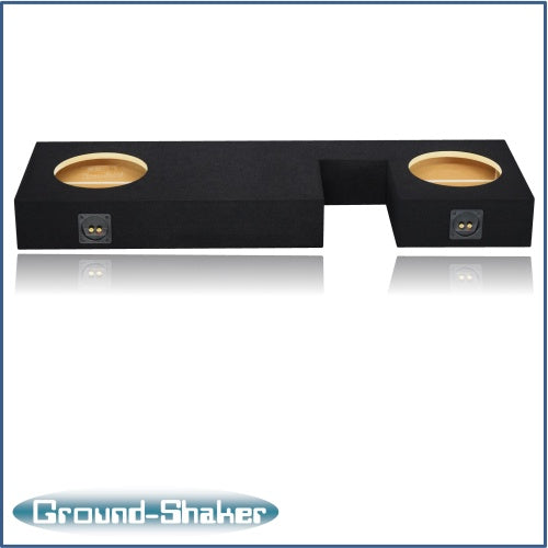 BLACK 10" DUAL SEALED SUB BOX, FITS 07-21 TOYOTA TUNDRA DOUBLE-CAB