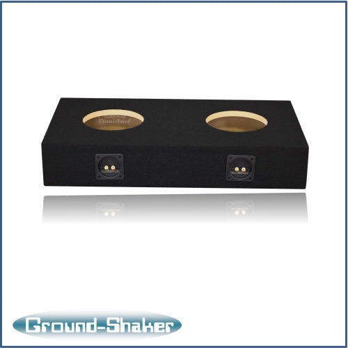 BLACK 8" DUAL SEALED SUB BOX, FITS 07-21 TOYOTA TUNDRA DOUBLE-CAB