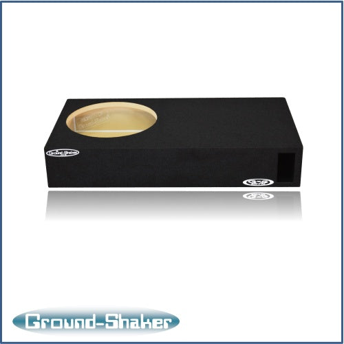 BLACK 12" SINGLE PORTED SUB BOX, FITS TOYOTA TUNDRA DOUBLE-CAB 2007-2021