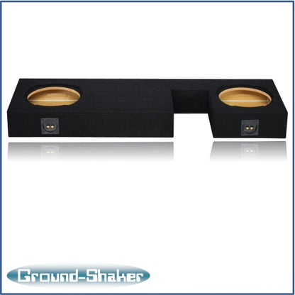 BLACK 10" TW3 DUAL SEALED SUB BOX, FITS 07-21 TOYOTA TUNDRA DOUBLE-CAB