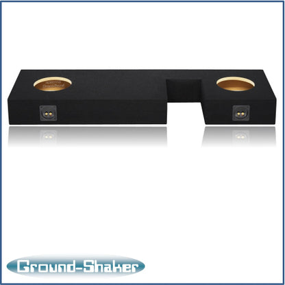 BLACK 8" DUAL SEALED SUB BOX, FITS 07-21 TOYOTA TUNDRA DOUBLE-CAB