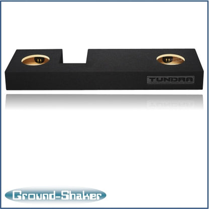 BLACK 8" DUAL SEALED SUB BOX, FITS 07-21 TOYOTA TUNDRA DOUBLE-CAB
