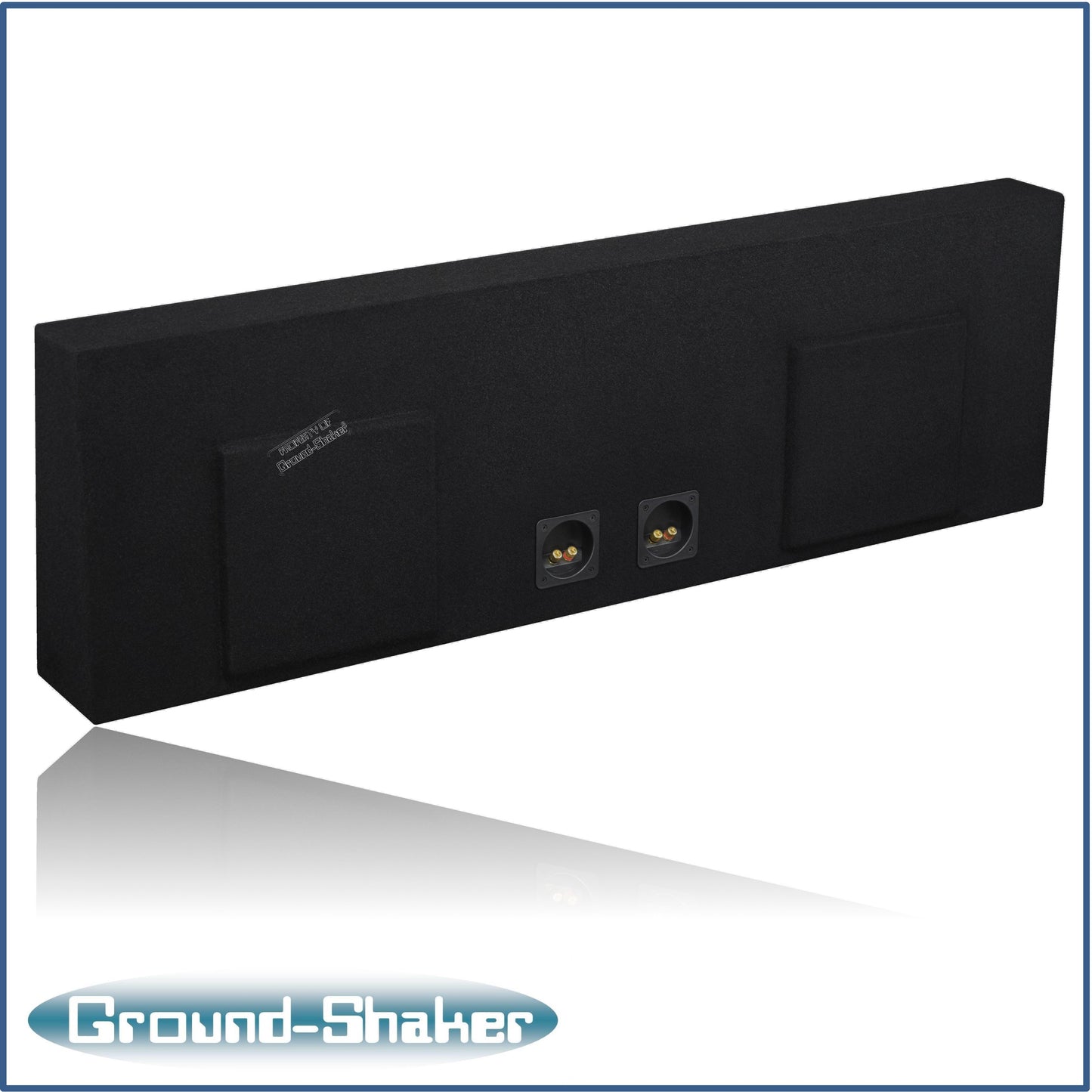 BLACK 10” DUAL SEALED SUB BOX, FITS 99-07 FORD F-350 CREW-CAB