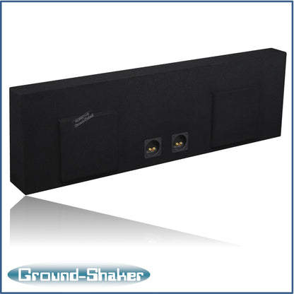 BLACK 10” DUAL SEALED SUB BOX, FITS 99-07 FORD F-350 CREW-CAB